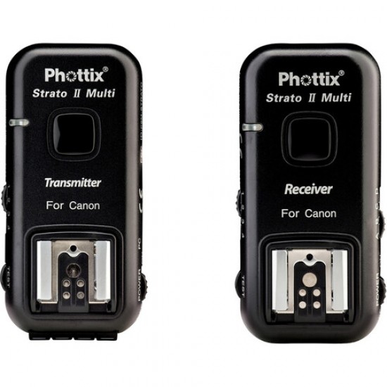 Phottix Strato II Multi 5-in-1 Trigger Set For Canon 5合1無線閃光燈引閃器Set 