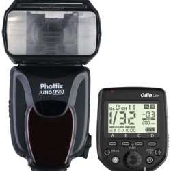 Phottix Juno Li60 Lithium Battery Hot Shoe Flash + Odin Lite Tx Combo