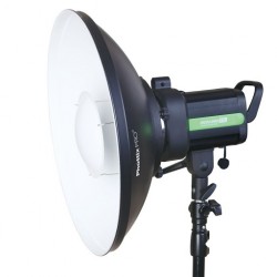 Phottix Pro Beauty Dish MK II with Bowens Speed Ring (42cm, 16", White) accepts Luna Speed Rings 雷達罩-帶蜂窩罩和柔光罩 