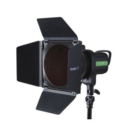 Phottix Barndoors, Grid and Gel Set (for 7" reflectors) 擋光板，蜂巢和濾光片套裝（適用於7"反光罩） 