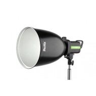 Phottix 45 ° Long Range Reflector with Grid and Diffuser (Bowens Mount, 30cm, 11.8, Silver) 長焦反光罩-帶蜂巢和柔光罩