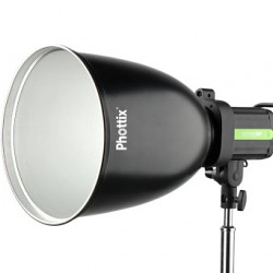 Phottix 45 ° Long Range Reflector with Grid and Diffuser (Bowens Mount, 30cm, 11.8, Silver) 長焦反光罩-帶蜂巢和柔光罩