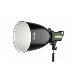Phottix 45 ° Long Range Reflector with Grid and Diffuser (Bowens Mount, 30cm, 11.8, Silver) 長焦反光罩-帶蜂巢和柔光罩