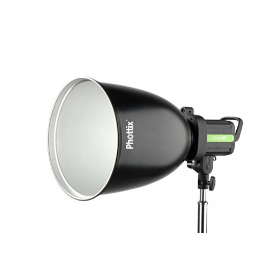 Phottix 45 ° Long Range Reflector with Grid and Diffuser (Bowens Mount, 30cm, 11.8, Silver) 長焦反光罩-帶蜂巢和柔光罩