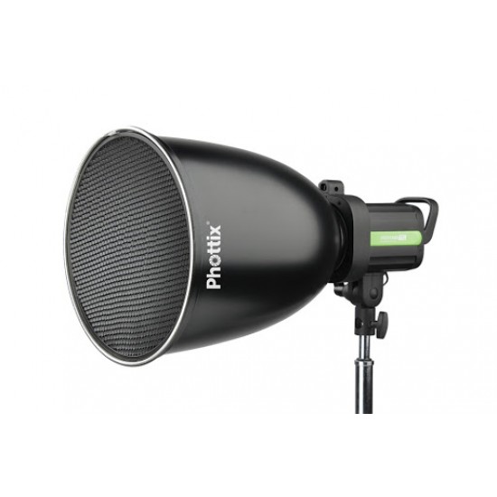 Phottix 45 ° Long Range Reflector with Grid and Diffuser (Bowens Mount, 30cm, 11.8, Silver) 長焦反光罩-帶蜂巢和柔光罩