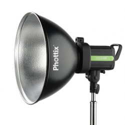 Phottix Wide Angle Reflector with Grid and Diffuser (Bowens Mount, 35cm, 13.8, Silver) 廣角反光罩-帶蜂巢和柔光罩