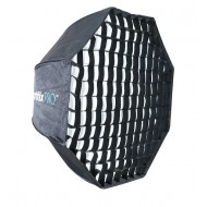 Phottix Easy-Up HD Umbrella Octa Softbox with Grid 帶網格易折疊高耐用性傘型八角柔光箱 80 cm