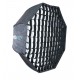 Phottix Easy-Up HD Umbrella Octa Softbox with Grid 帶網格易折疊高耐用性傘型八角柔光箱 80 cm