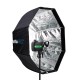 Phottix Easy-Up HD Umbrella Octa Softbox with Grid 帶網格易折疊高耐用性傘型八角柔光箱 80 cm