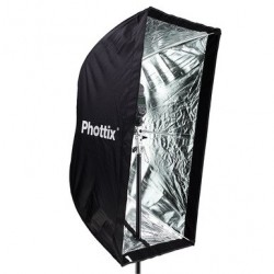 Phottix Easy Up HD Umbrella Softbox with Grid 60x90cm with Varos Pro S Umbrella Adapter (24"x35")