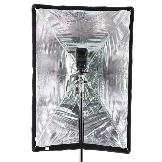 Phottix Easy Up HD Umbrella Softbox with Grid 60x90cm with Varos Pro S Umbrella Adapter (24"x35")