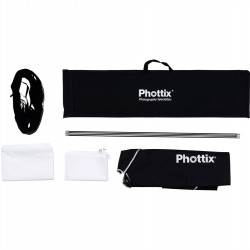 Phottix Solas Strip Softbox with Grid 40x180cm (16"x71")
