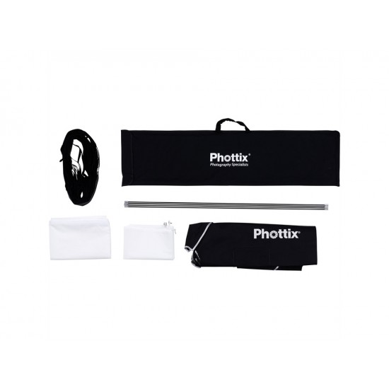 Phottix Solas Strip Softbox with Grid 40x180cm (16"x71")