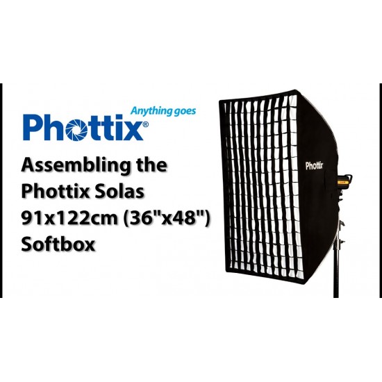 Phottix Solas Softbox with Grid 91x122cm (36"x48")