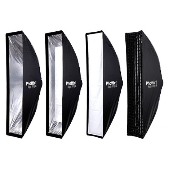  Phottix Raja Quick-Folding Strip Softbox 30x140cm (12"x55")  快開柔光箱 