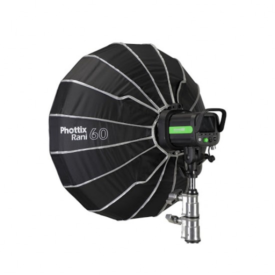 Phottix Rani 60 Folding Beauty Dish (60cm, 24, Silver, 16-Rod) 雷達罩