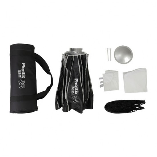 Phottix Rani 85 Folding Beauty Dish (85cm, 33", Silver, 16-Rod) 雷達罩 