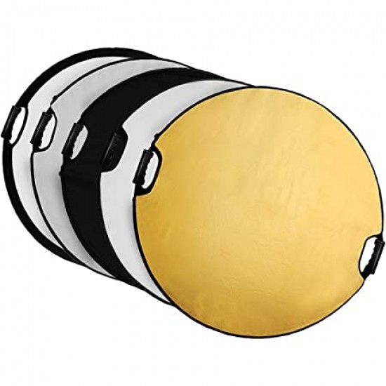 可折疊五合一組合式的反光板 5 in 1 Light Multi Collapsible Reflector 56cm (22")