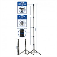 Phottix F-160 Light Stand (H/160cm/63")